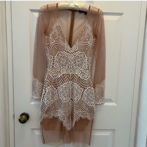 For Love And Lemons Antigua Mini Dress